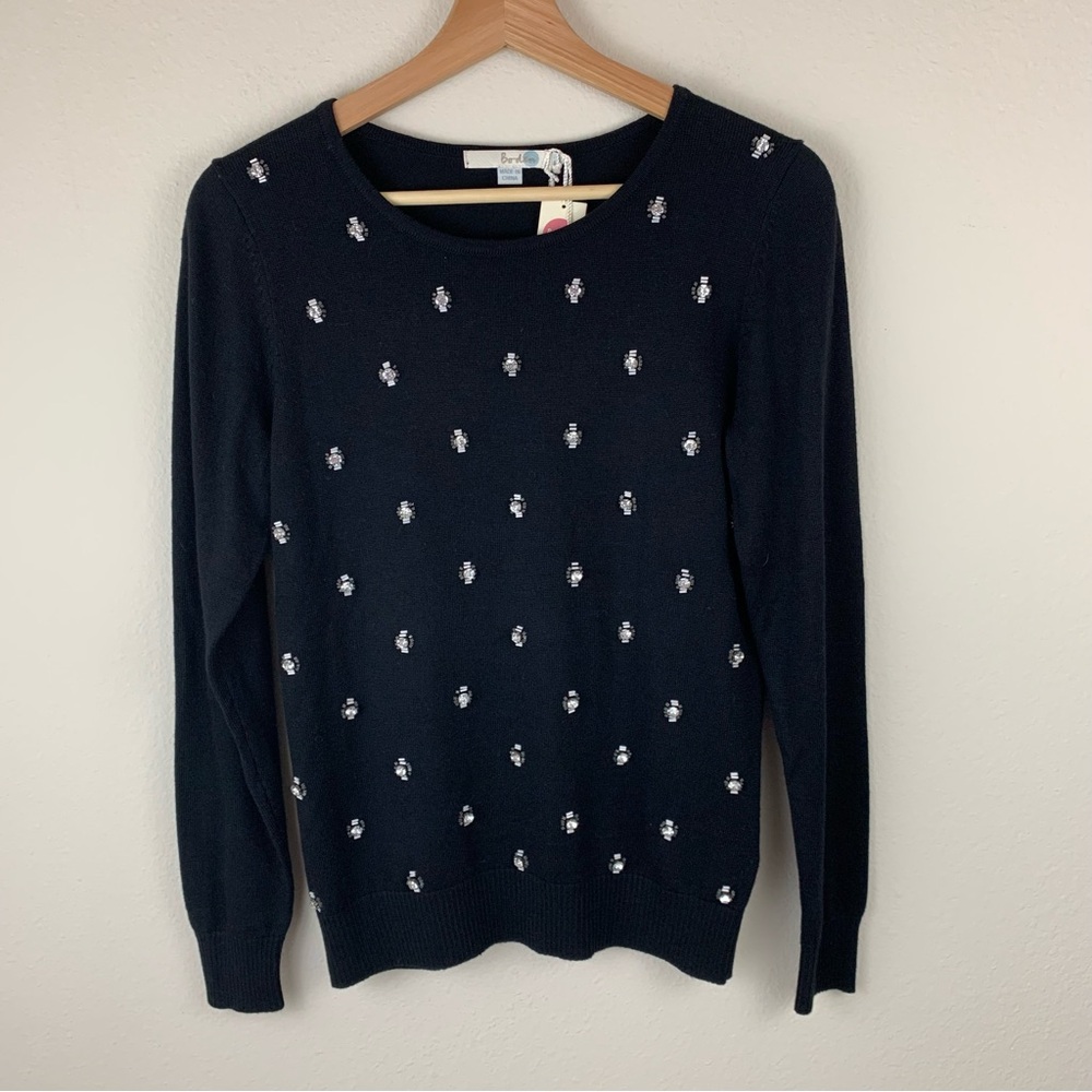 NWT Boden sparkle Gemstone sweater - Picture 3 of 10